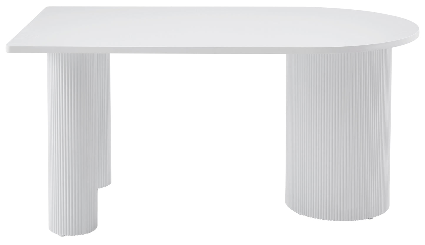 Galds Dikali 75/150/90 cm balts - N1 Home