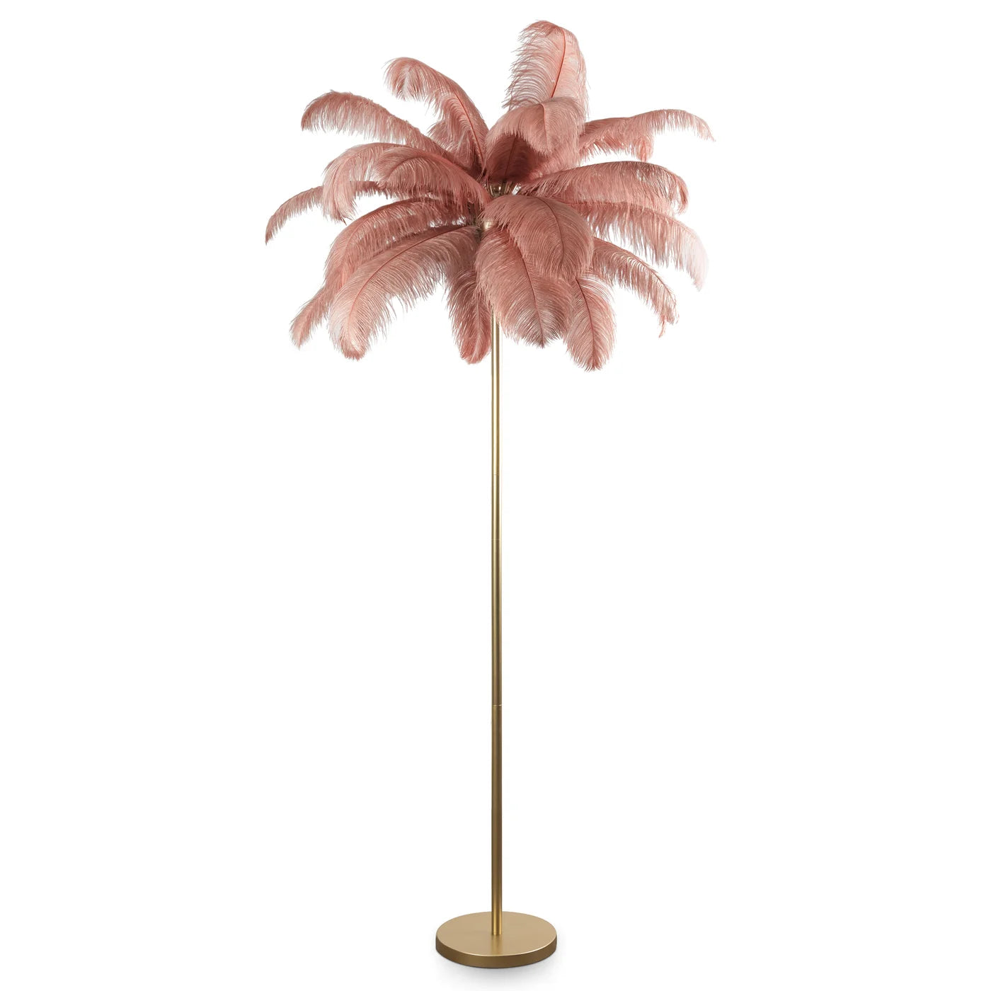 Stāvlampa Fieria 95/180 cm pūderrozā/šampanietis - N1 Home