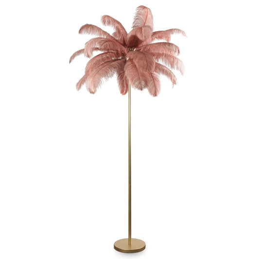 Stāvlampa Fieria 95/180 cm pūderrozā/šampanietis - N1 Home