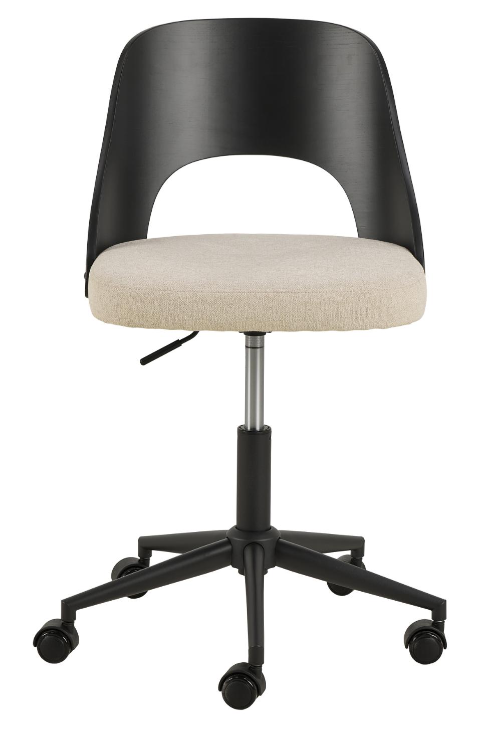 Krēsls Luc 48/55/89 cm bēšs/melns - N1 Home