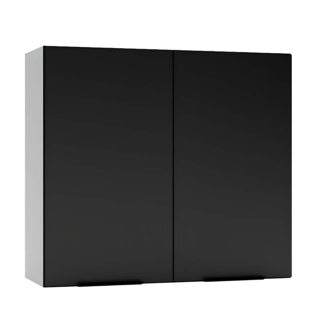 Virtuves augšējais skapis Aldo 80/28/72 cm melns - N1 Home