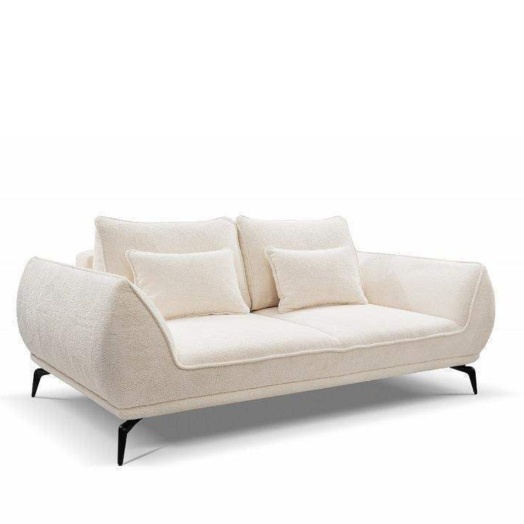 Dīvāns Cavi 86/118/208 cm krēms, barrel 03 - N1 Home