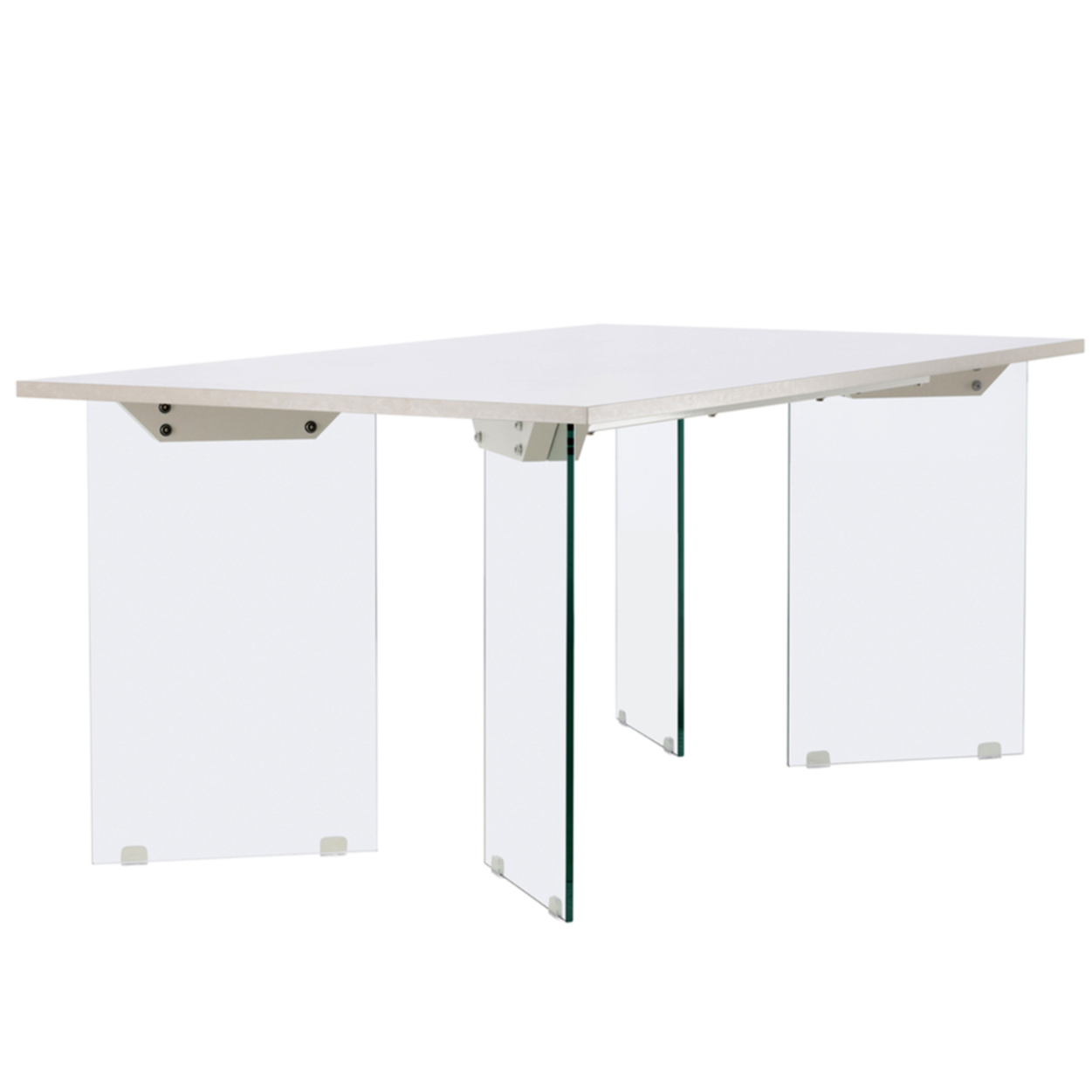 Galds Estils 75/180/72 cm gaiši pelēks - N1 Home