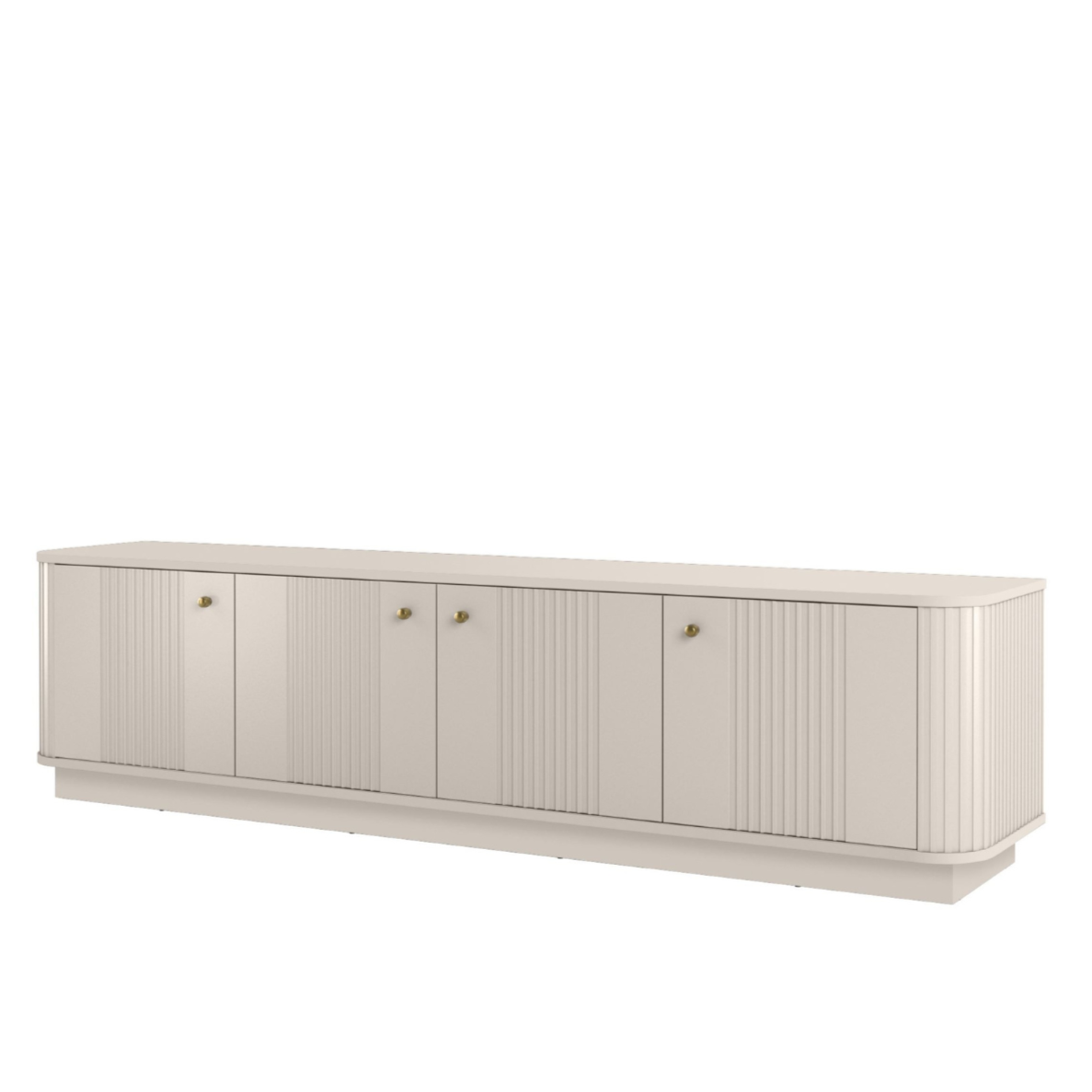 TV skapis Vespa 187/43/38 cm kašmirs/zelts - N1 Home