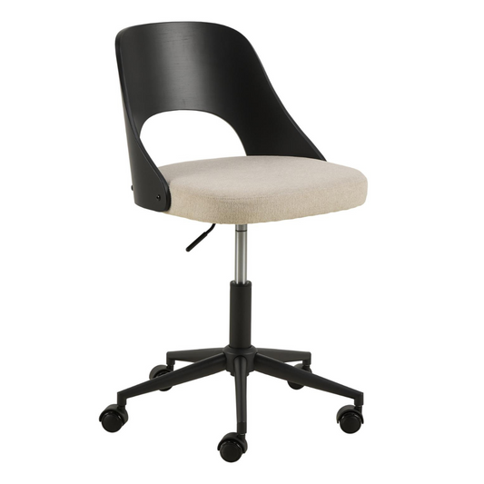 Krēsls Luc 48/55/89 cm bēšs/melns - N1 Home