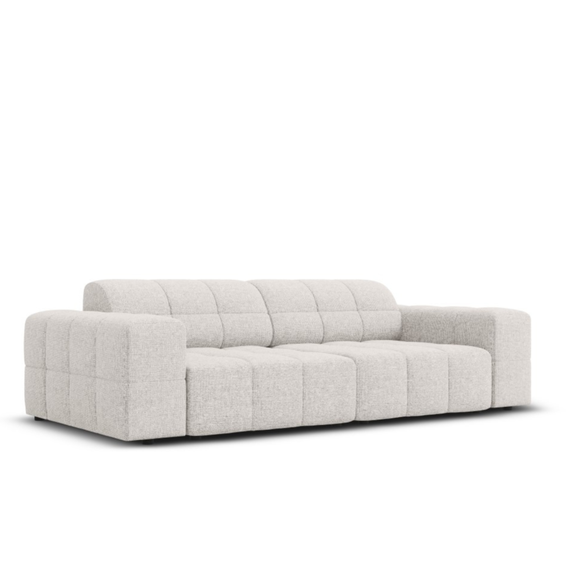 Dīvāns "Chicago" Cosmopolitan Design 204/102/70 cm gaiši pelēks Haga 06 - N1 Home