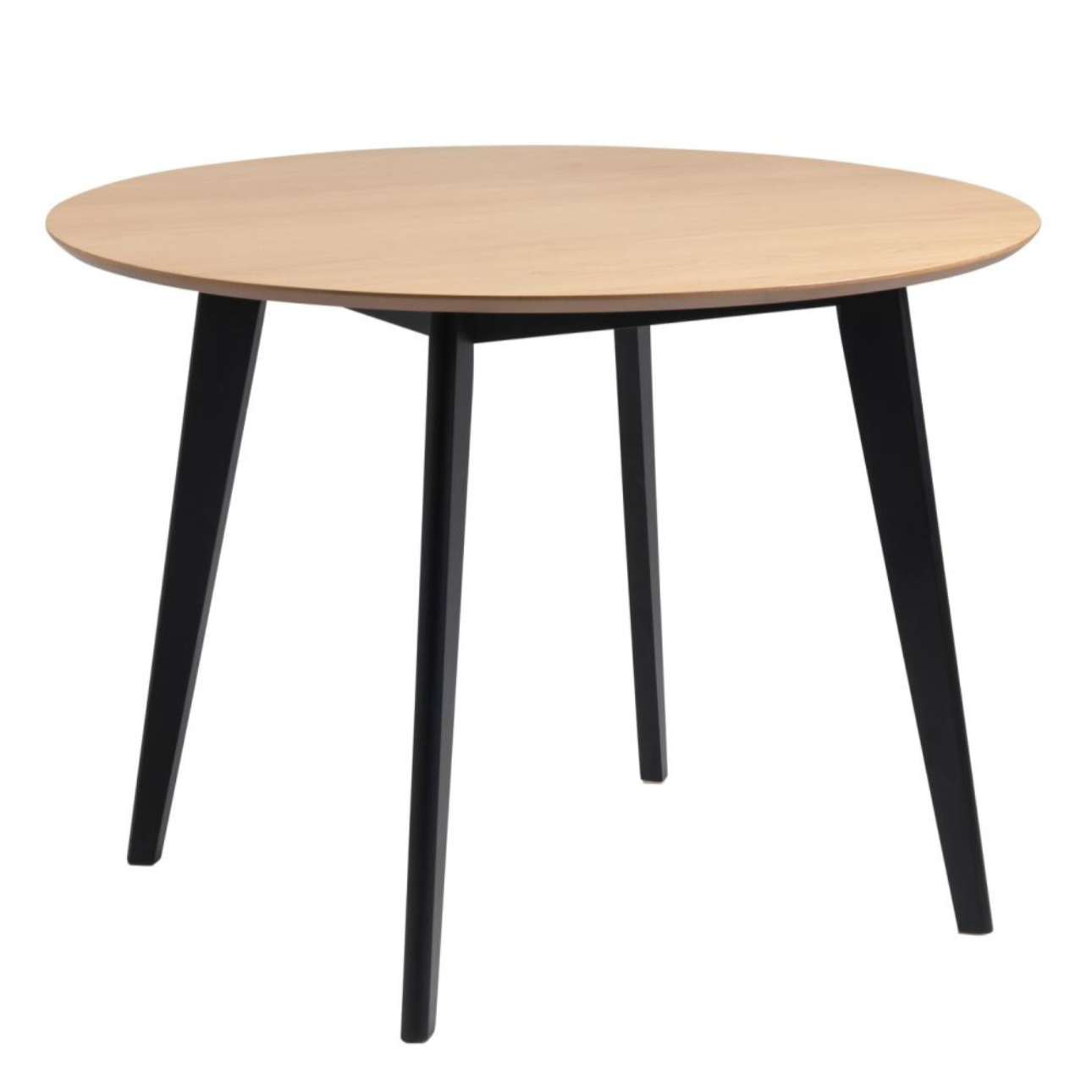 Galds Rox 105x76 cm ozols/melns - N1 Home