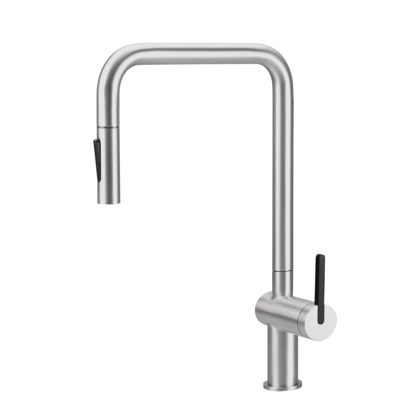 Virtuves jaucējkrāns ar izvelkamu snīpi Moma, 40,8 cm, hroms - N1 Home