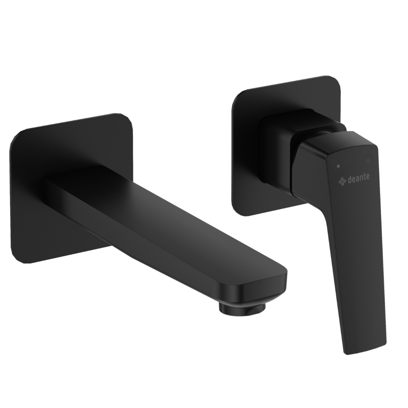 Izlietnes maisītājs - sienas  BLUR, sienas montāža, 20 cm nero - N1 Home