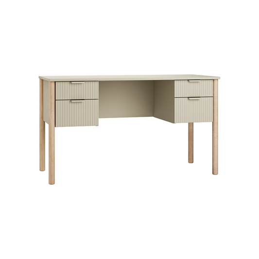 Rakstāmgalds FOXY 62/125/75 cm šampanieša - N1 Home