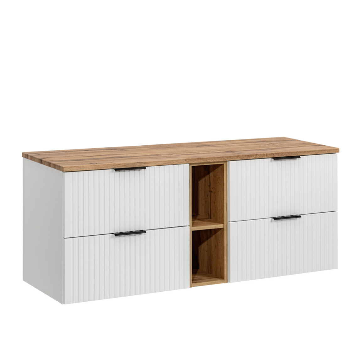 Vannas istabas mēbeļu komplekts Ade 140 cm TB balts - N1 Home