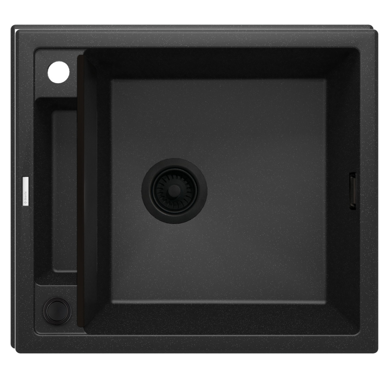 Granīta izlietne Magnetic 560 x 500 x 219 grafīta metālisks - N1 Home