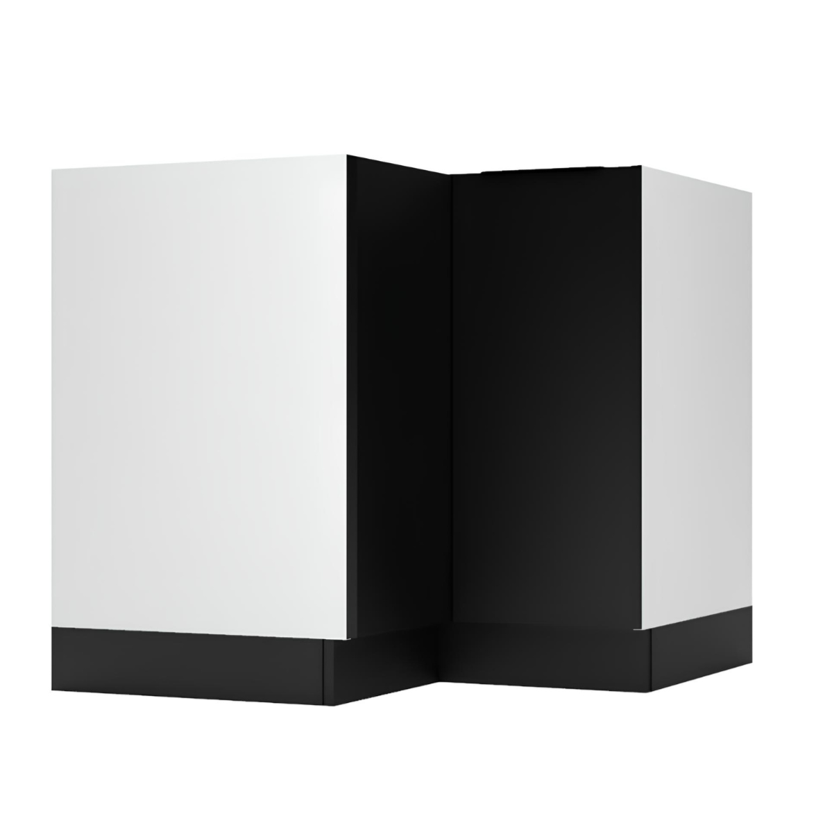 Virtuves zemāks skapis Aldo 90-90/44/60 cm melns - N1 Home