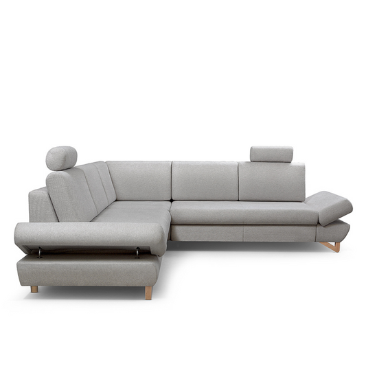 Dīvāns Avesa III 272/82-100/272 cm pelēks - N1 Home