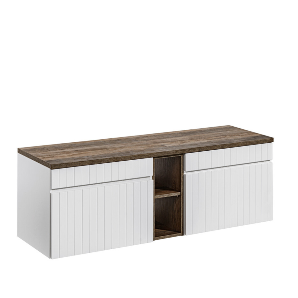 Vannas istabas mēbeļu komplekts Icon B 140 cm balts - N1 Home