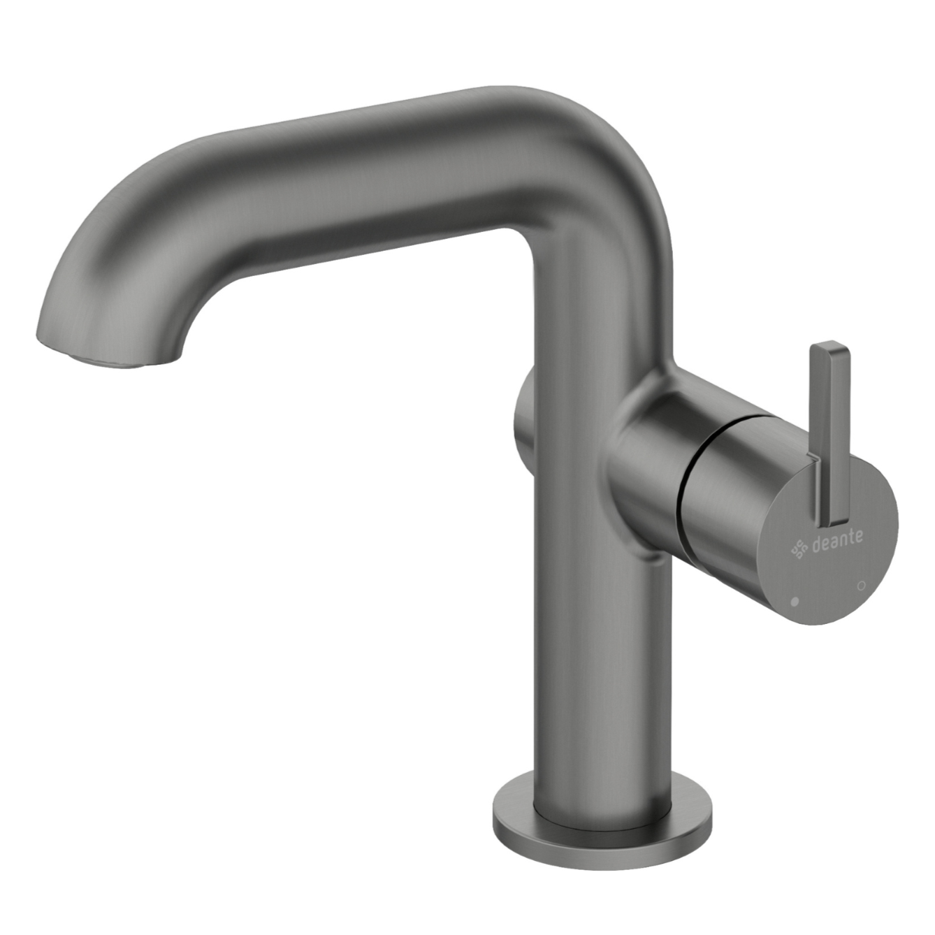 Izlietnes maisītājs ar taisnstūra snīpi Silia 170 mm titanium - N1 Home