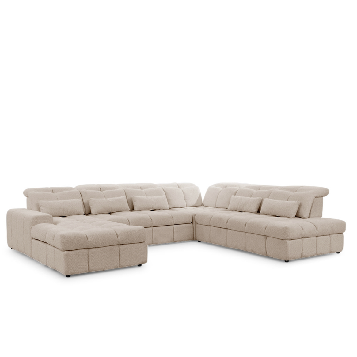 Dīvāns Marseille U II 342/107/205-208 cm Catch me 2 - N1 Home