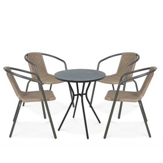 Balkona komplekts Simpy 4+ 1  kappučino - N1 Home