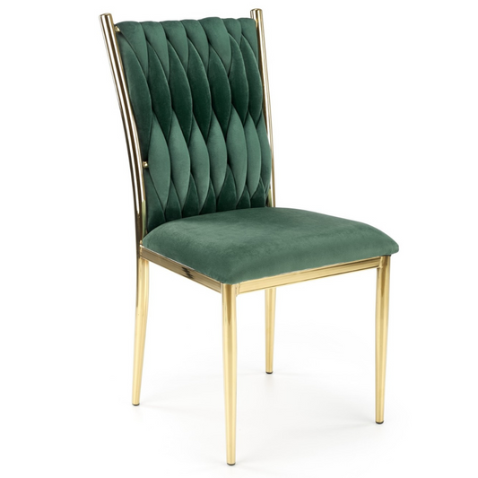 Krēsls Rijas 48/55/94/48 cm tumši zaļš - N1 Home