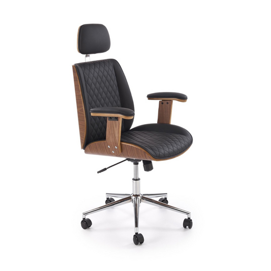 Krēsls Timba 72/68/114-122/46-54 cm valrieksts/melns