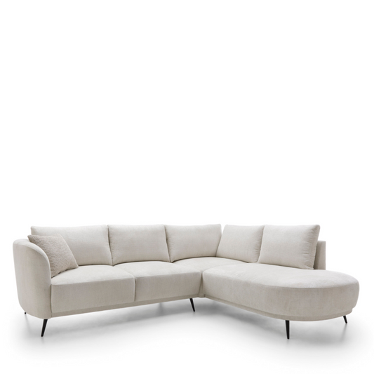 Dīvāns Steli 262/220/85 cm krēms - N1 Home