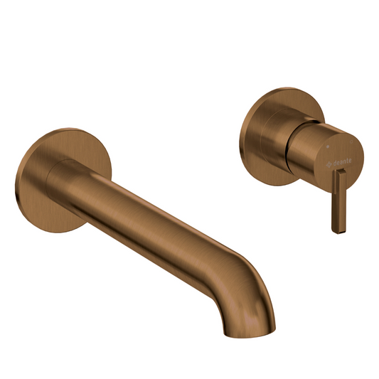 Iebūvēts izlietnes maisītājs Silia 222 mm matēta bronza - N1 Home