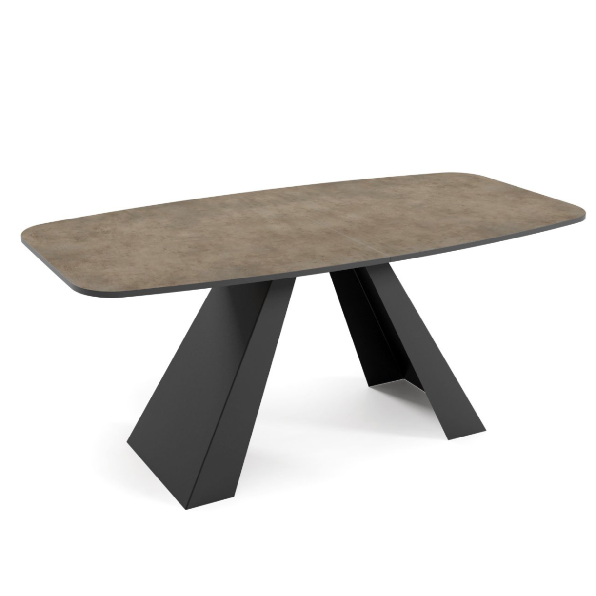 Galds Myra 160/76/80 cm Dark Grey Chicago Concrete - N1 Home