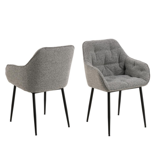 Krēsls Broo 58/55/83 cm pelēks - N1 Home