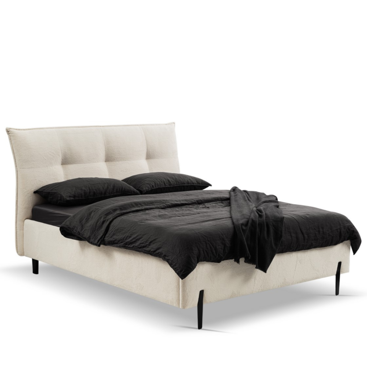 Gulta Dalaje 140/160/180x200 cm bēšs - N1 Home