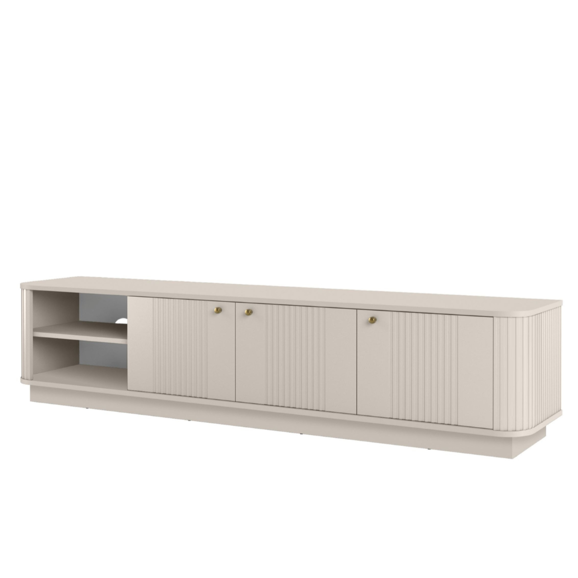 TV skapis Vespa 187/43/38 cm kašmirs/zelts - N1 Home