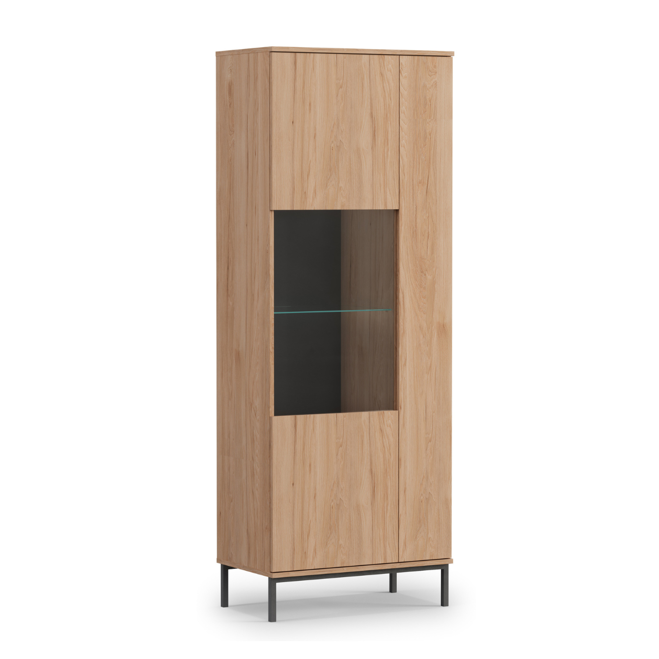 Vitīnas skapis Polka 190/70/41 cm hikorijs