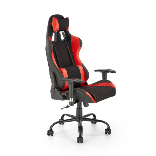 Krēsls Drak 69/62/127-134/49-56 cm sarkans/melns - N1 Home