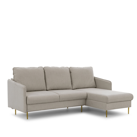 Dīvāns Tai 222/95/161 cm Loft 02/zelts kājas - N1 Home