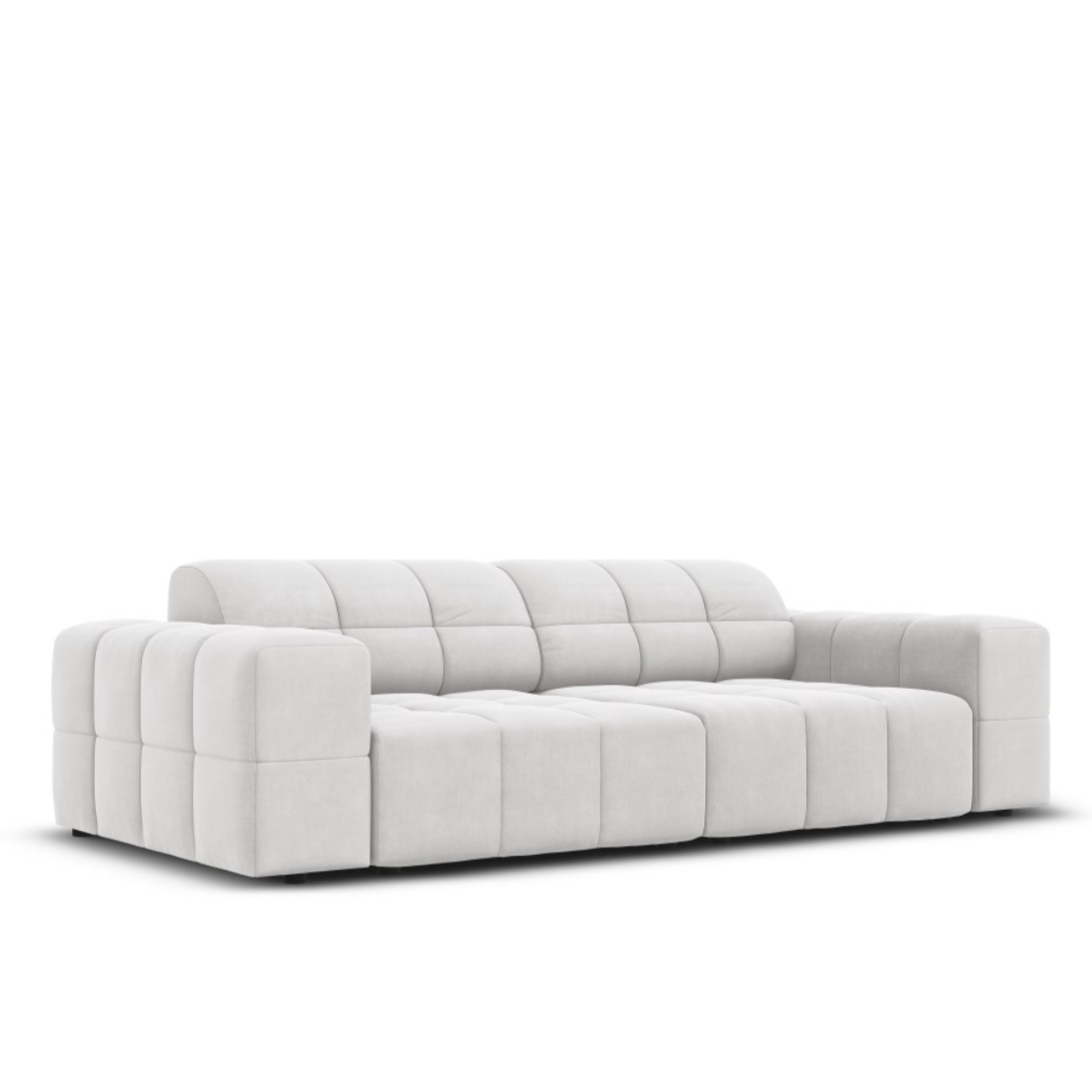 Dīvāns "Chicago" Cosmopolitan Design 204/102/70 cm sudraba Blu 03 - N1 Home