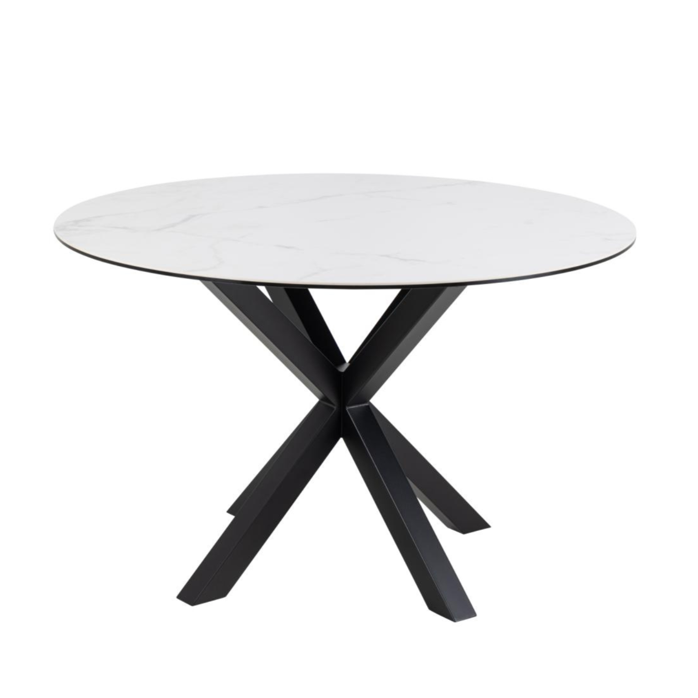 Galds Heva 119x75,5 cm balta Akranes neapstrādāta keramika - N1 Home