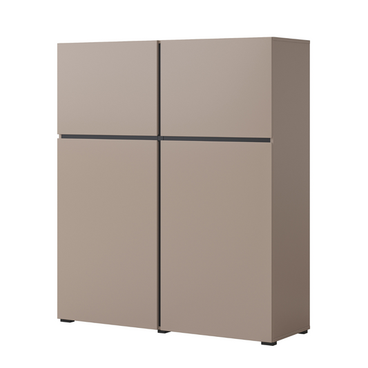 Kumode Kruzat 119/139/40 cm bēšs - N1 Home