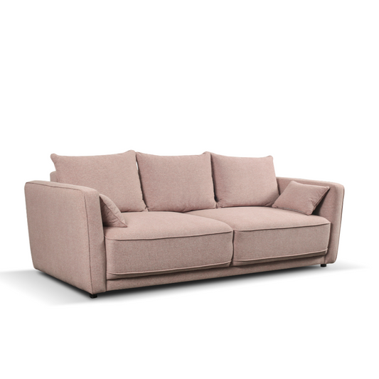 Dīvans Andi 238/104/ 76 - 90 cm rozā - N1 Home