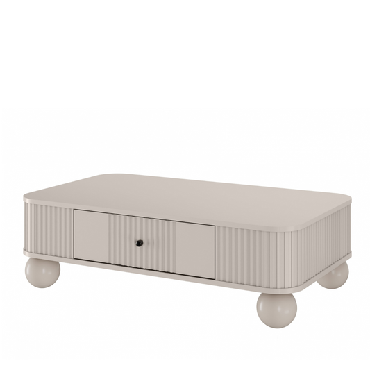 Kafijas galds  Vespa 103/32/60 cm kašmirs/melns - N1 Home