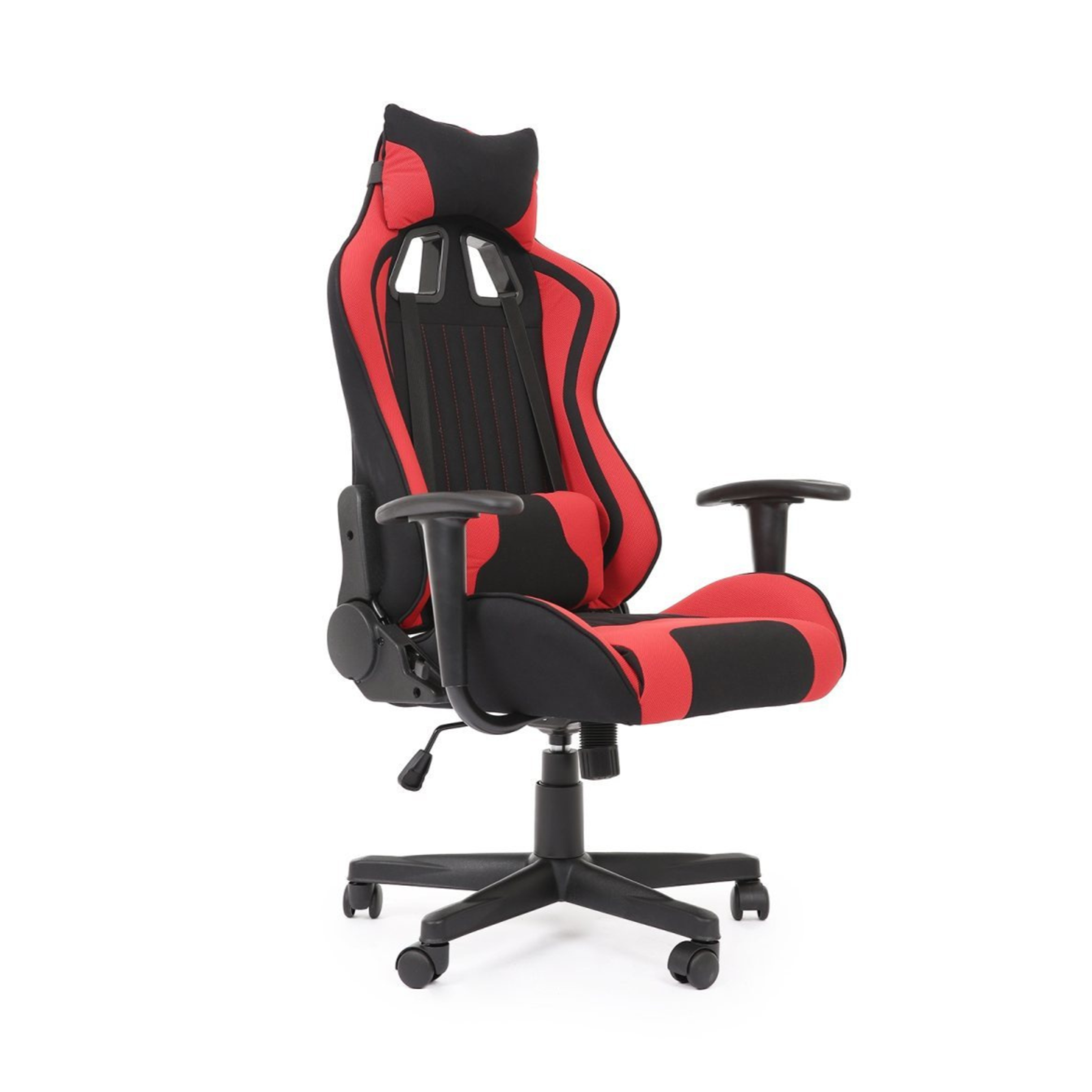 Krēsls Cay 64/60/118-128/48-58 cm sarkans/melns - N1 Home