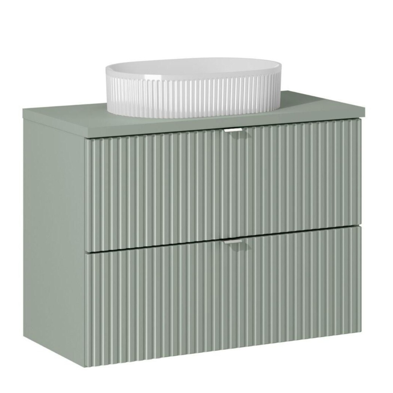 Vannas istabas mēbeļu komplekts Lina O 80 cm jūras zaļš - N1 Home