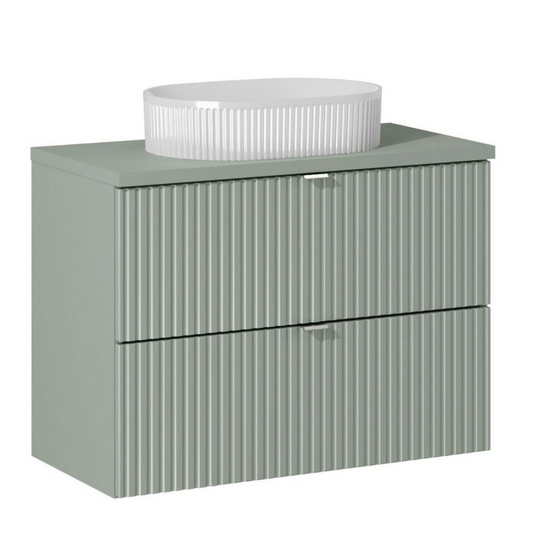 Vannas istabas mēbeļu komplekts Lina O 80 cm jūras zaļš - N1 Home