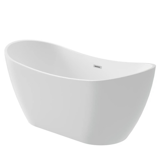 Akrila vanna Arni, brīvi stāvoša, ovāla - 160 cm,balts - N1 Home