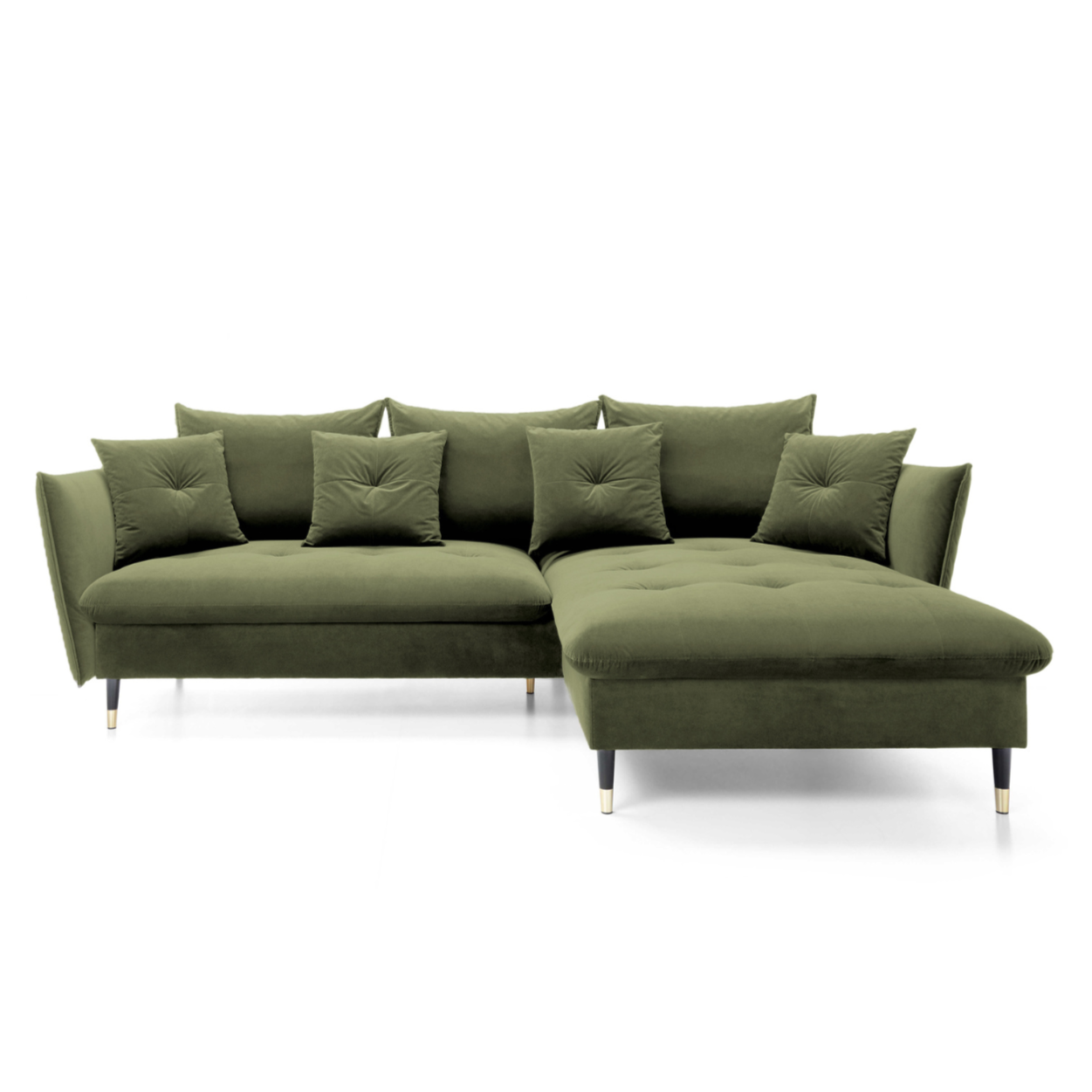 Dīvāns Bazlam 91/258/167 cm Matt Velvet 38 - N1 Home