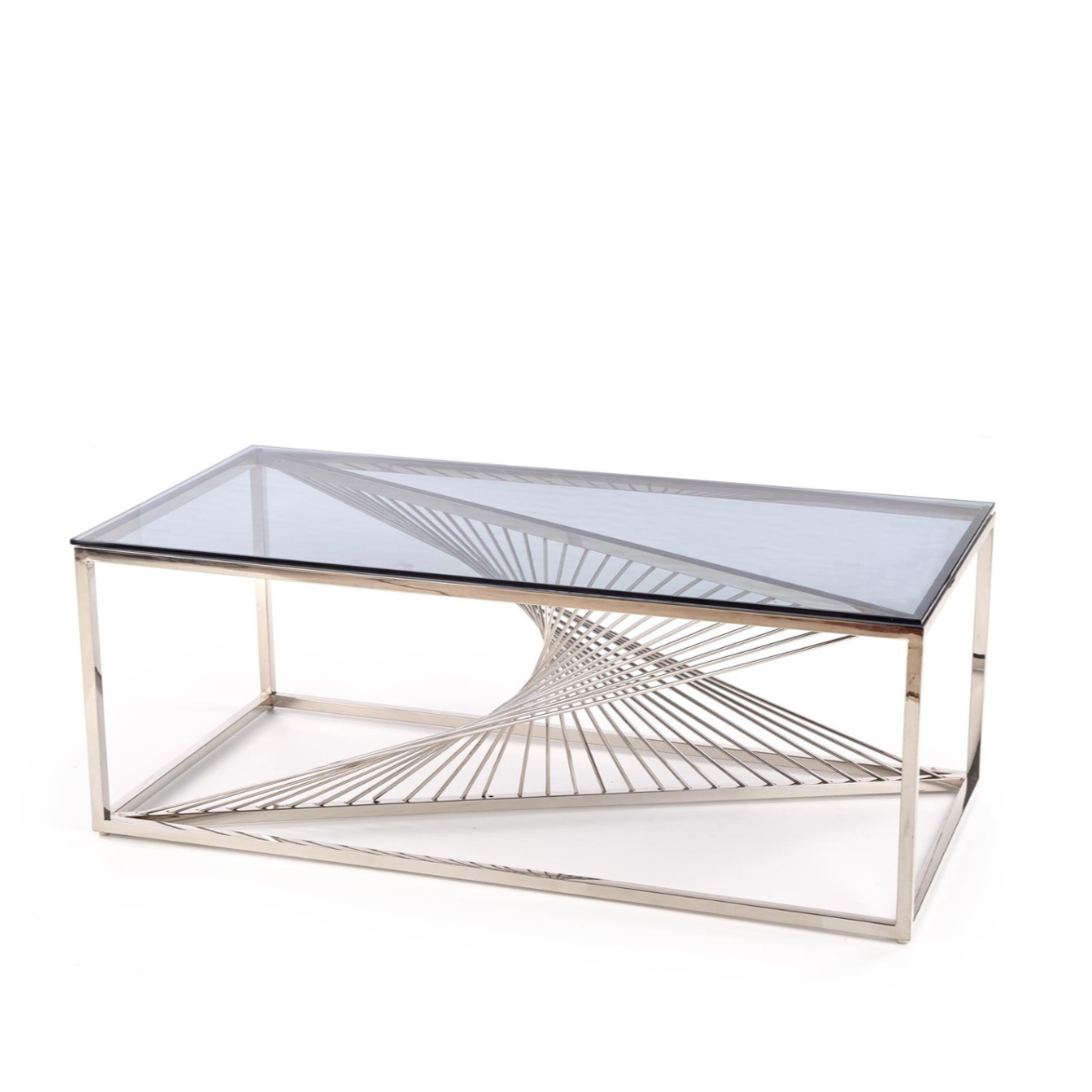 Kafijas galds Infy 120/60/45 cm hroms - N1 Home