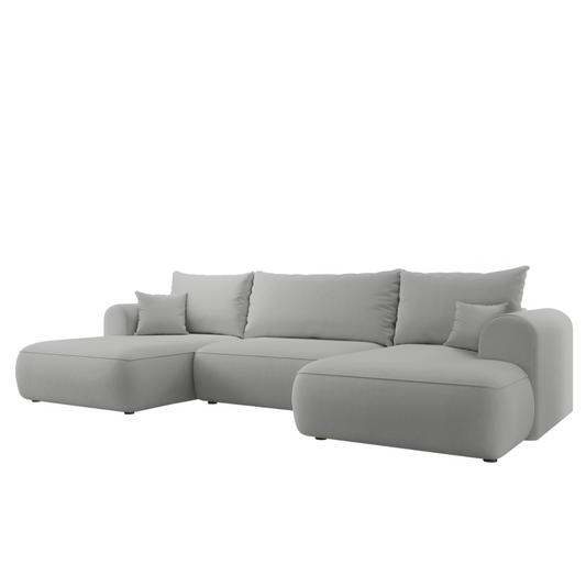 Dīvāns Ovors U 380/95/167 cm Castel 80 - N1 Home