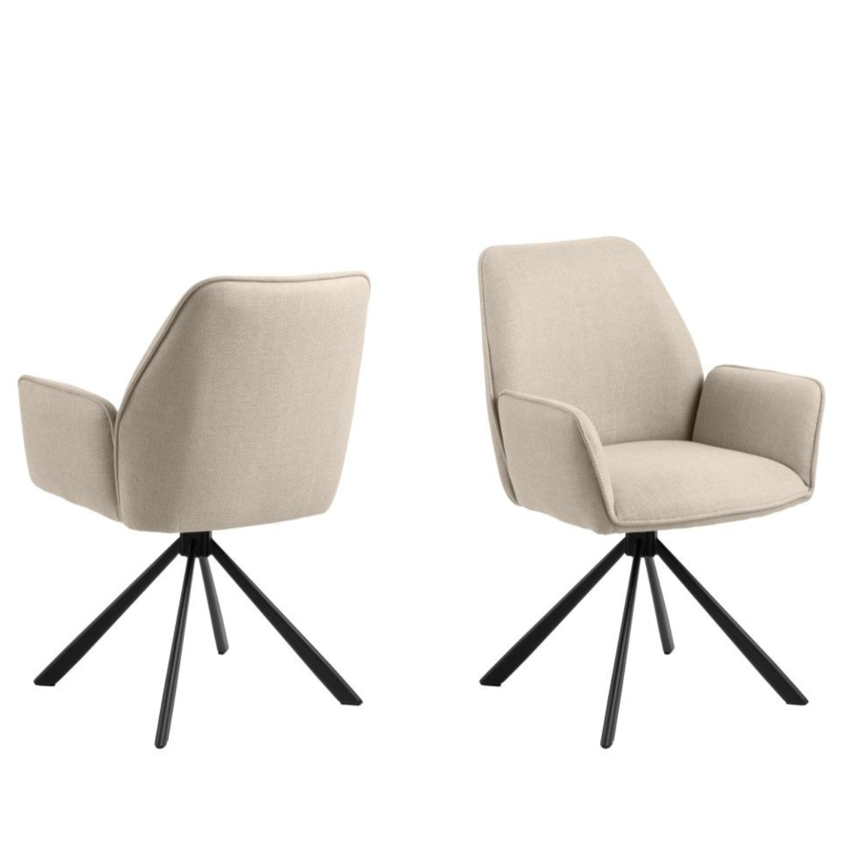 Krēsls Glens 61/63/88 cm bēšs - N1 Home