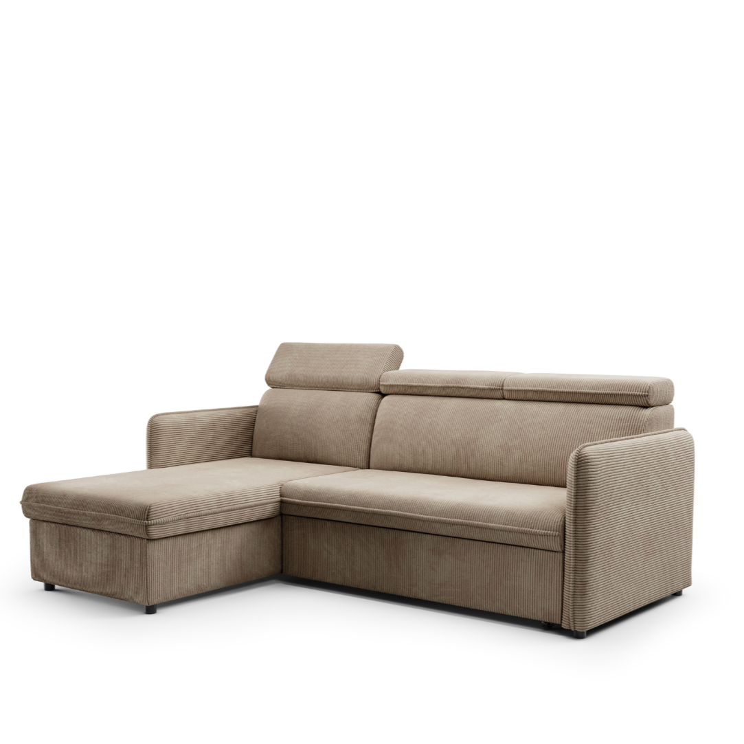 Dīvāns Barce 220/84/165 cm gaiši brūns - N1 Home