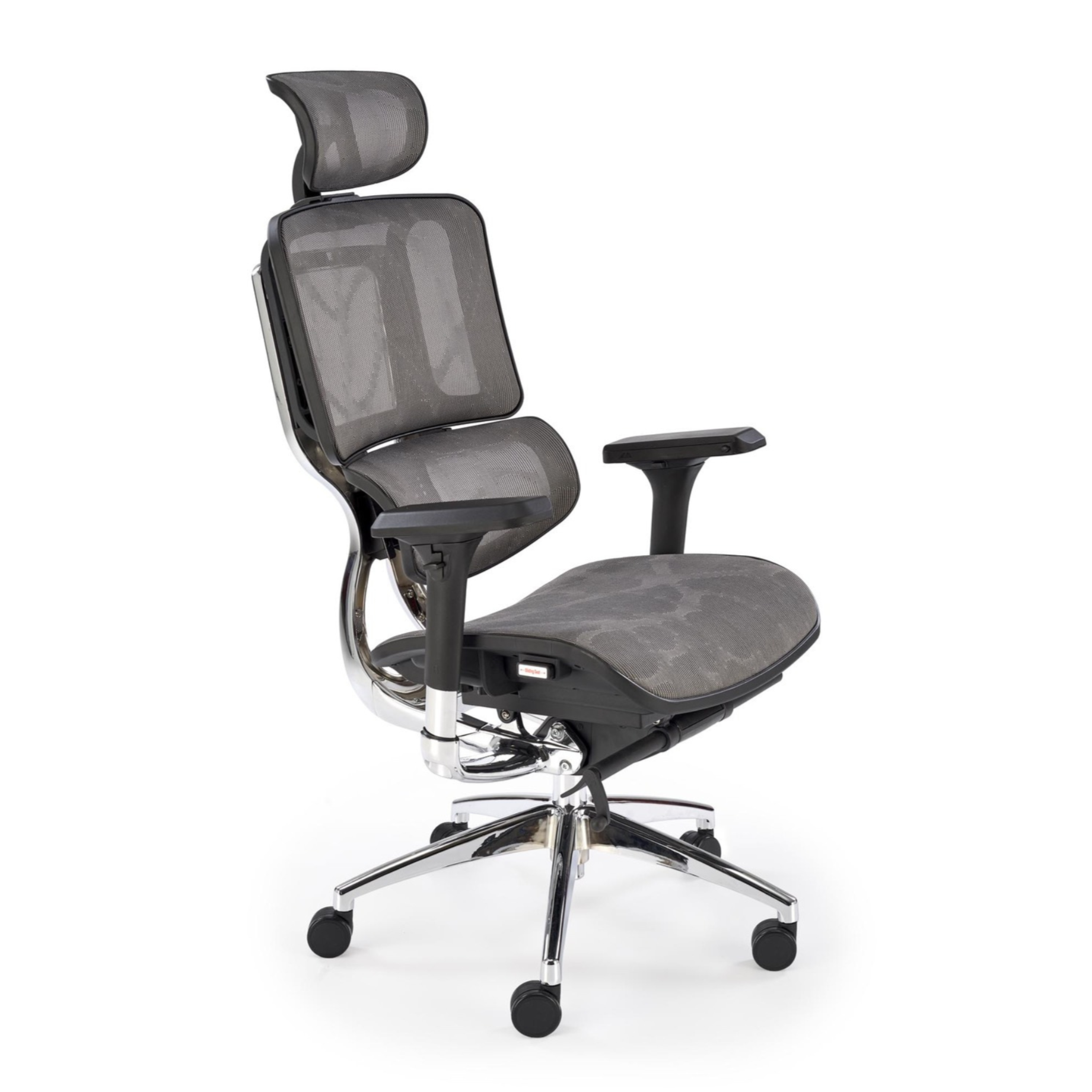 Krēsls Eth 72/70/130-139/50-59 cm pelēks - N1 Home