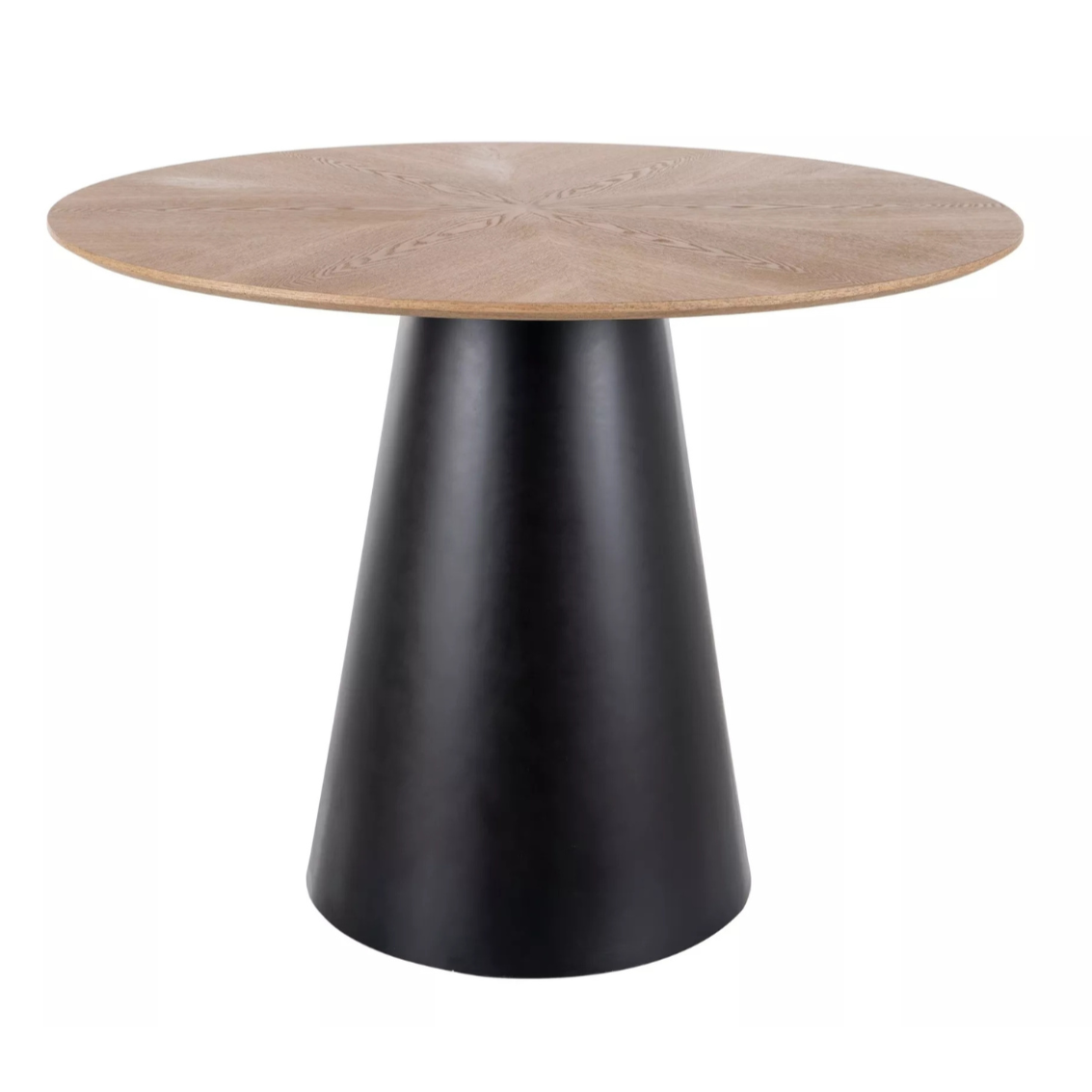 Galds Ange 75/100 cm ozols/melns - N1 Home