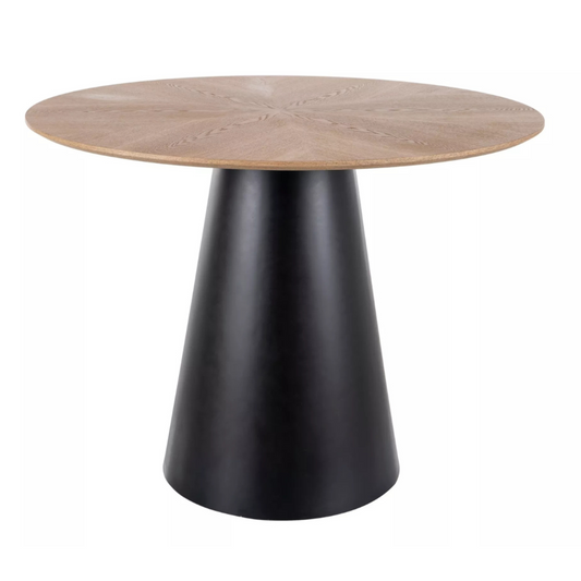 Galds Ange 75/100 cm ozols/melns - N1 Home